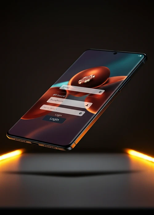 Screenshot der Roby Casino Login-Formular, mit Feldern für Benutzername und Passwort und einem prominenten Anmelden-Button.